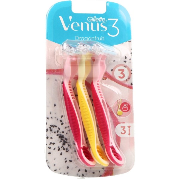 Gillette Venus 3 Maquinillas Desechables Dragonfruit 3 Ud