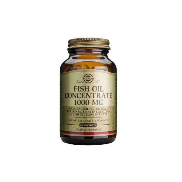 Solgar Aceite Pescado Concentrado 60 Capsulas Solgar Aceite Pescado Concentrado 60 Capsulas